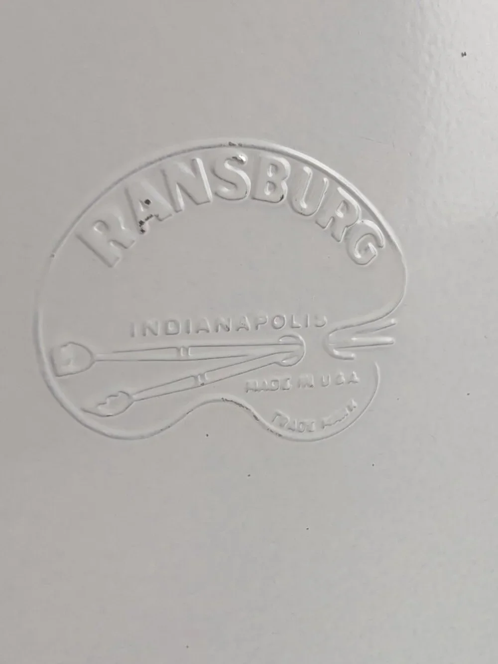 Vintage Ransburg Cookie Jar Tin U.S. Cookies Metal Lid Biplane Retro Airplane